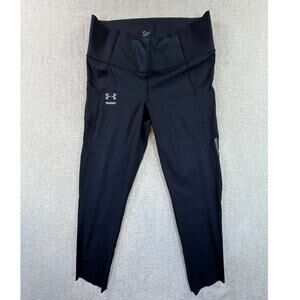 Under Armour Womens Large Black NWT HeatGear Capri Compression Leggings Athletic
